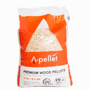 Puupelletti A-pellet premium 6 mm 15kg - 65 säkkiä