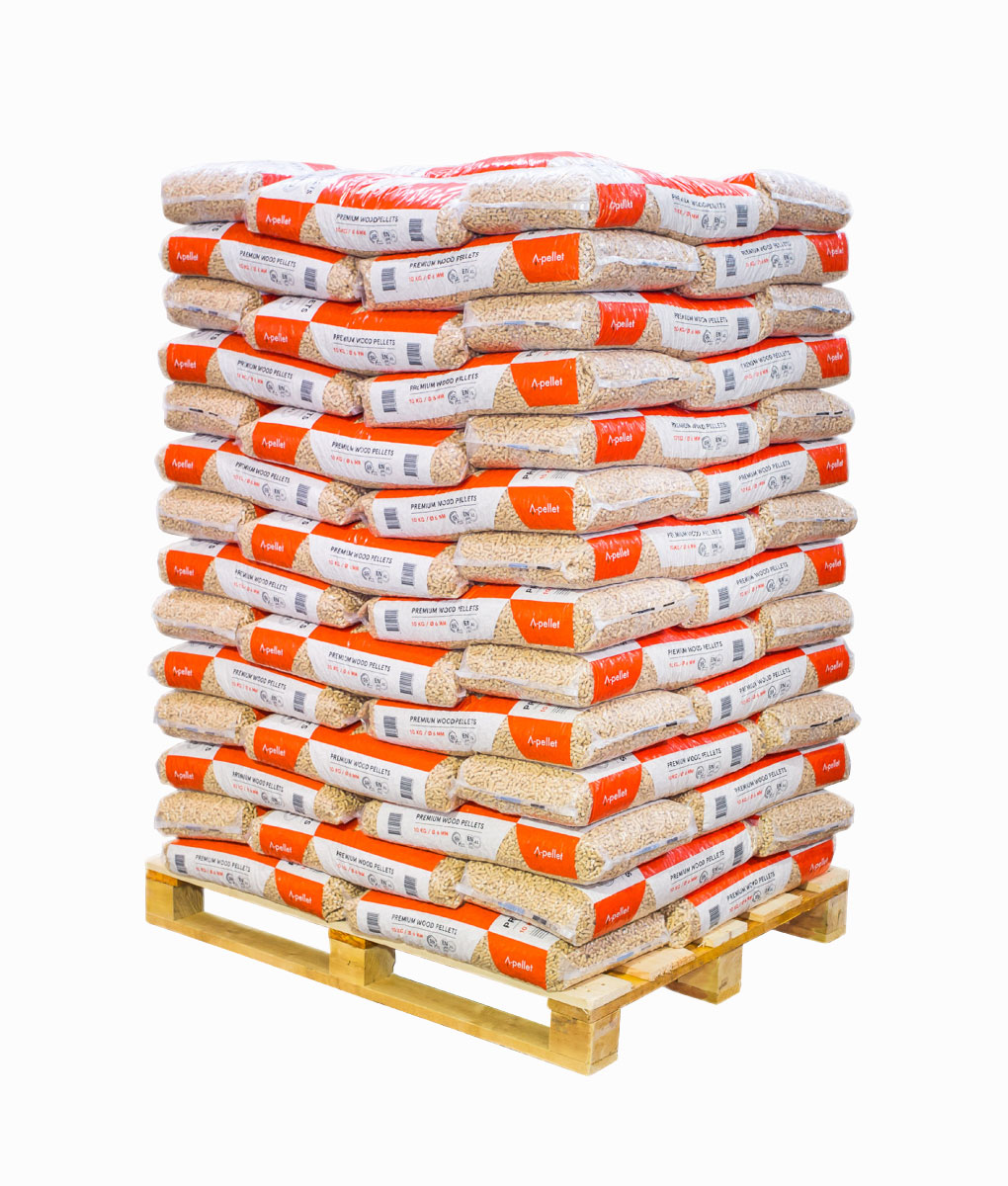 Puupelletti A-pellet premium 6 mm 15kg - 65 säkkiä - Image 2